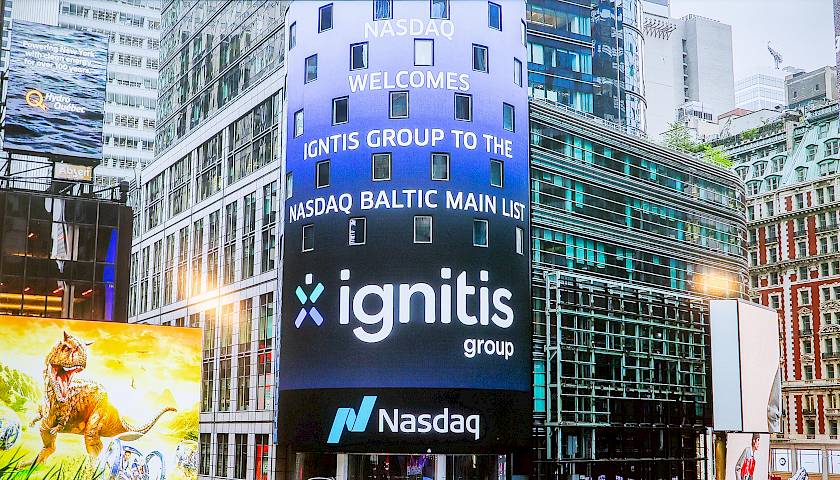 Baltijos birža: „Ignitis grupė“ lyginama su didžiosiomis Europos komunalininkėmis