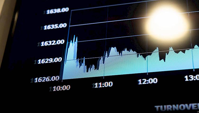 Baltijos birža: savaitę vietos finansų rinka užbaigė neigiamai