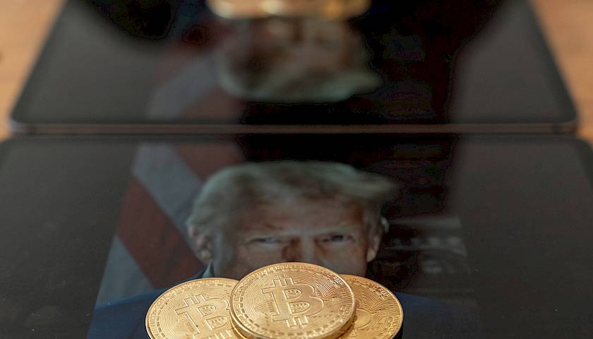 D. Trumpas vėl išjudino bitkoiną