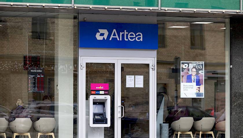Baltijos birža: investuotojai suplūdo prie „Artea“ banko akcijų